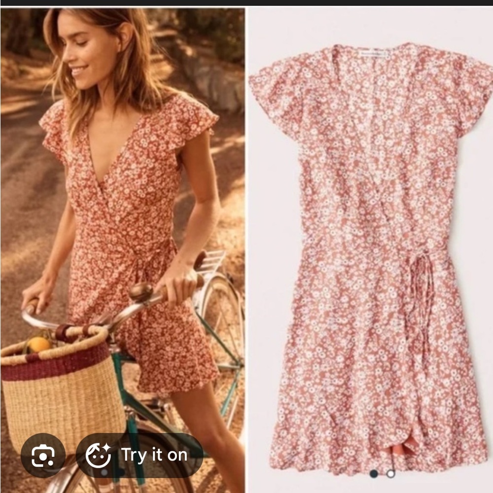 Abercrombie Floral Wrap Dress